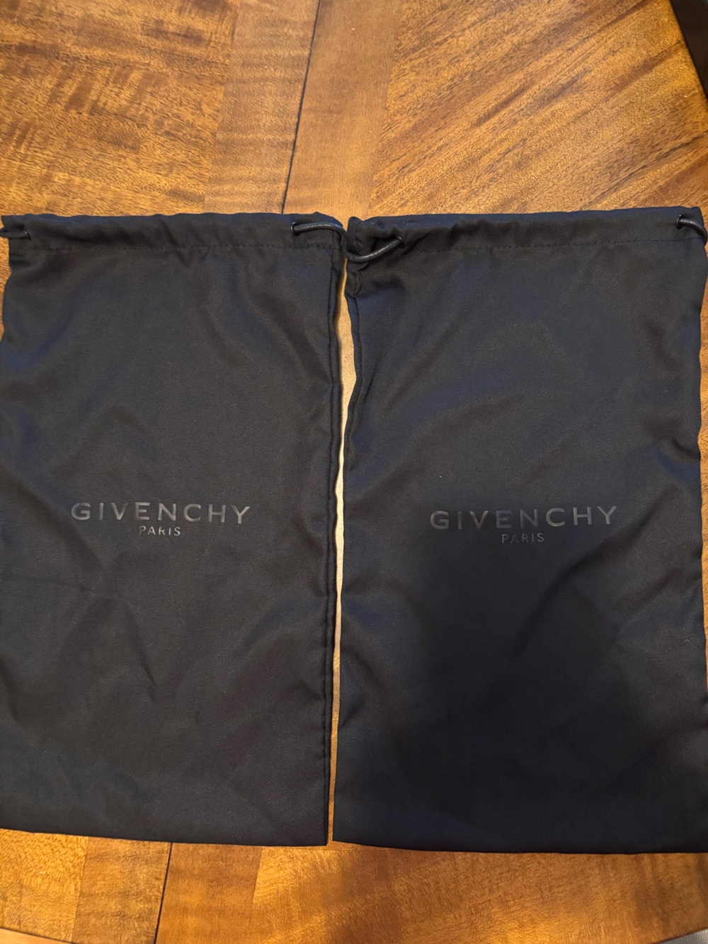 Givenchy Shoe black dust bags qty 2